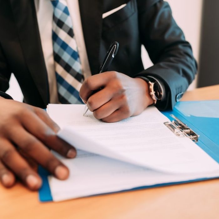 professional businessman working with documents his modern office 58466 14612